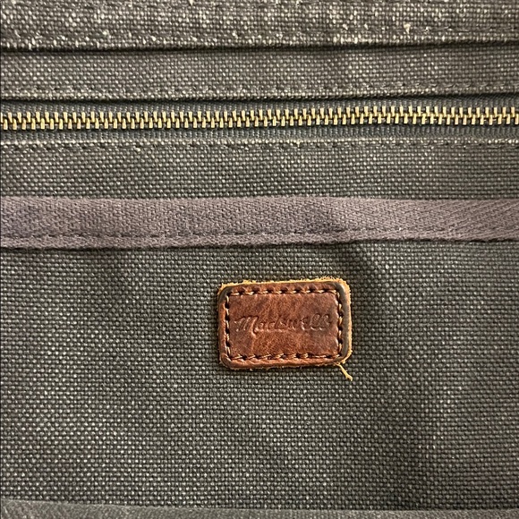 Madewell dark navy Tote with Brown leather Handles - Picture 16 of 16